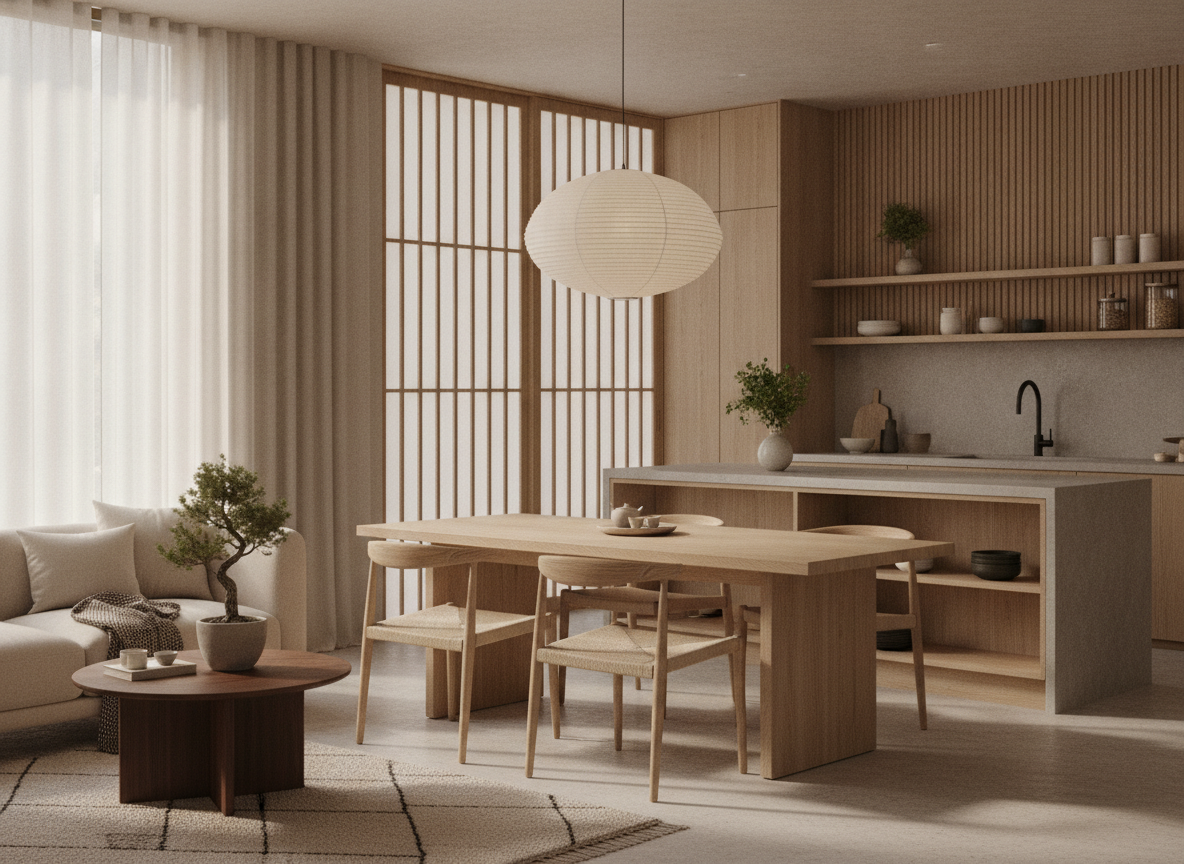 Japandi keuken: rust en warmte in het hart van je huis