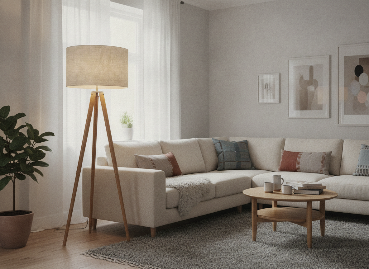 Scandinavische lamp kiezen voor warm licht